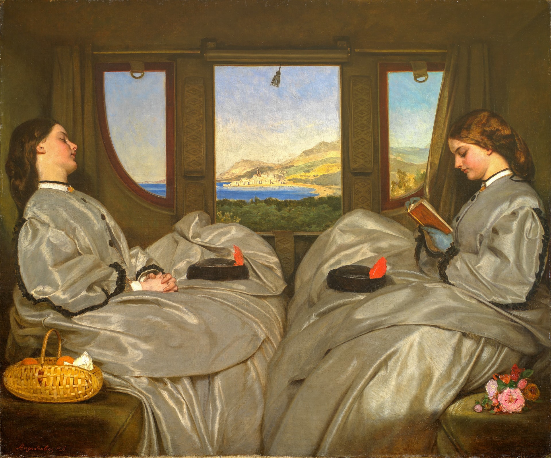The Travelling Companions, 1862. Augustus Leopold Egg